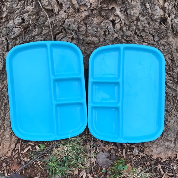 PACKERWARE 2 FOOD TRAYS BLUE COLOR - Picture 6 of 17